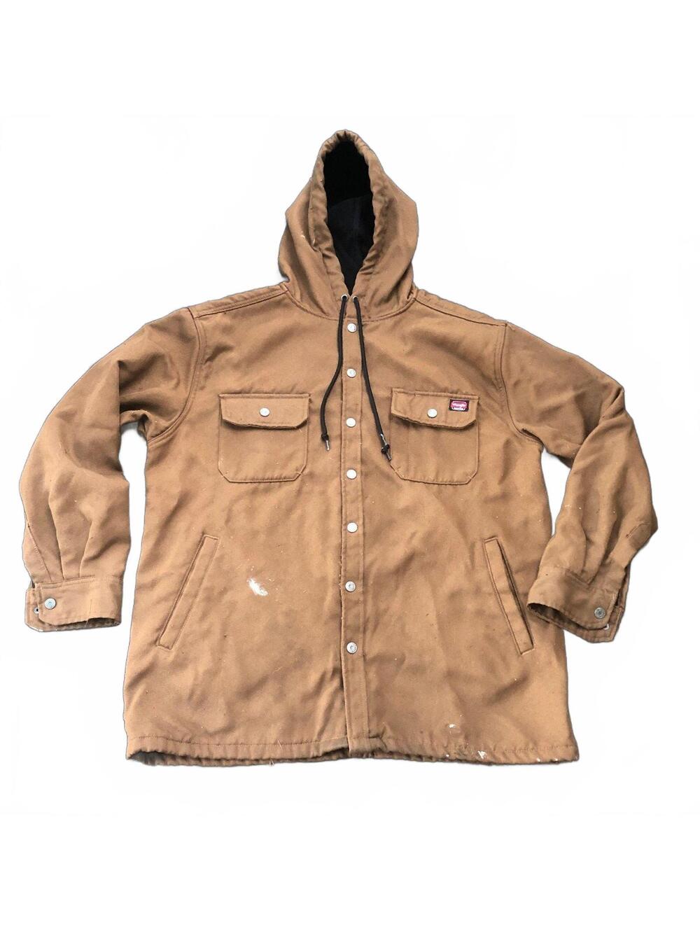 Wrangler Workwear Brown Hooded Jacket Size L/G 42-44